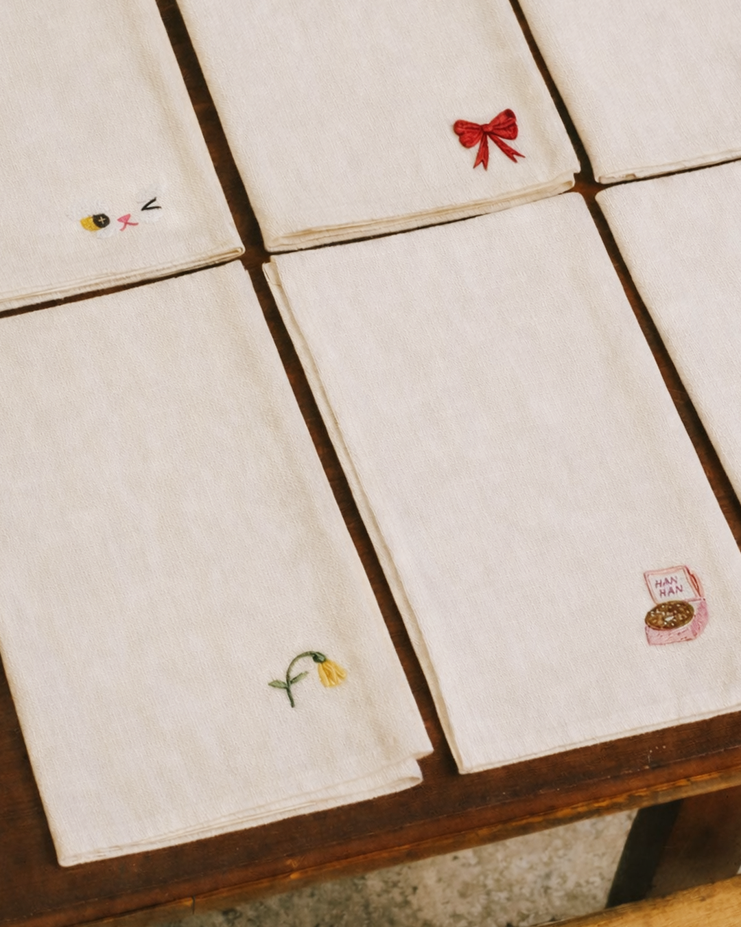 [Pre-order] Han Han Table Napkin Set [Set of 4]