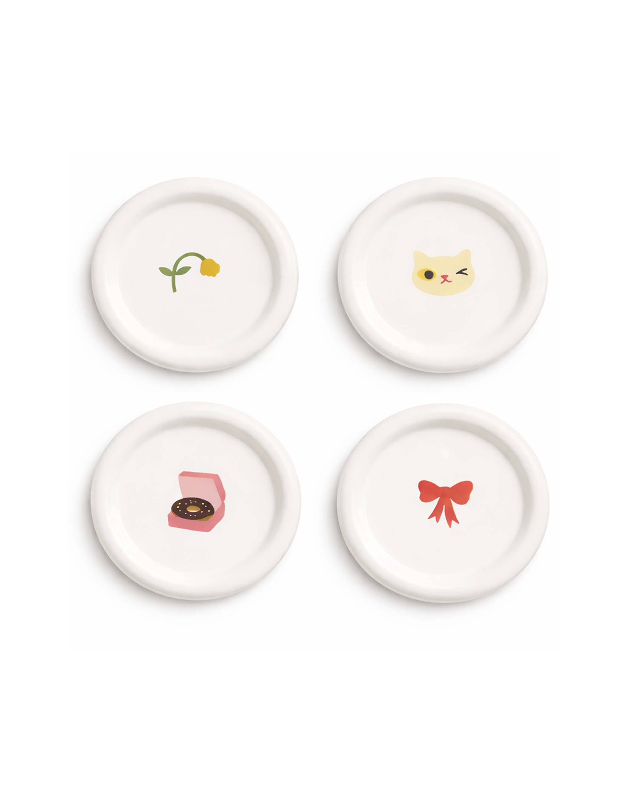 [Pre-Order] Artist Motif Ceramic Coasters (set of 4)