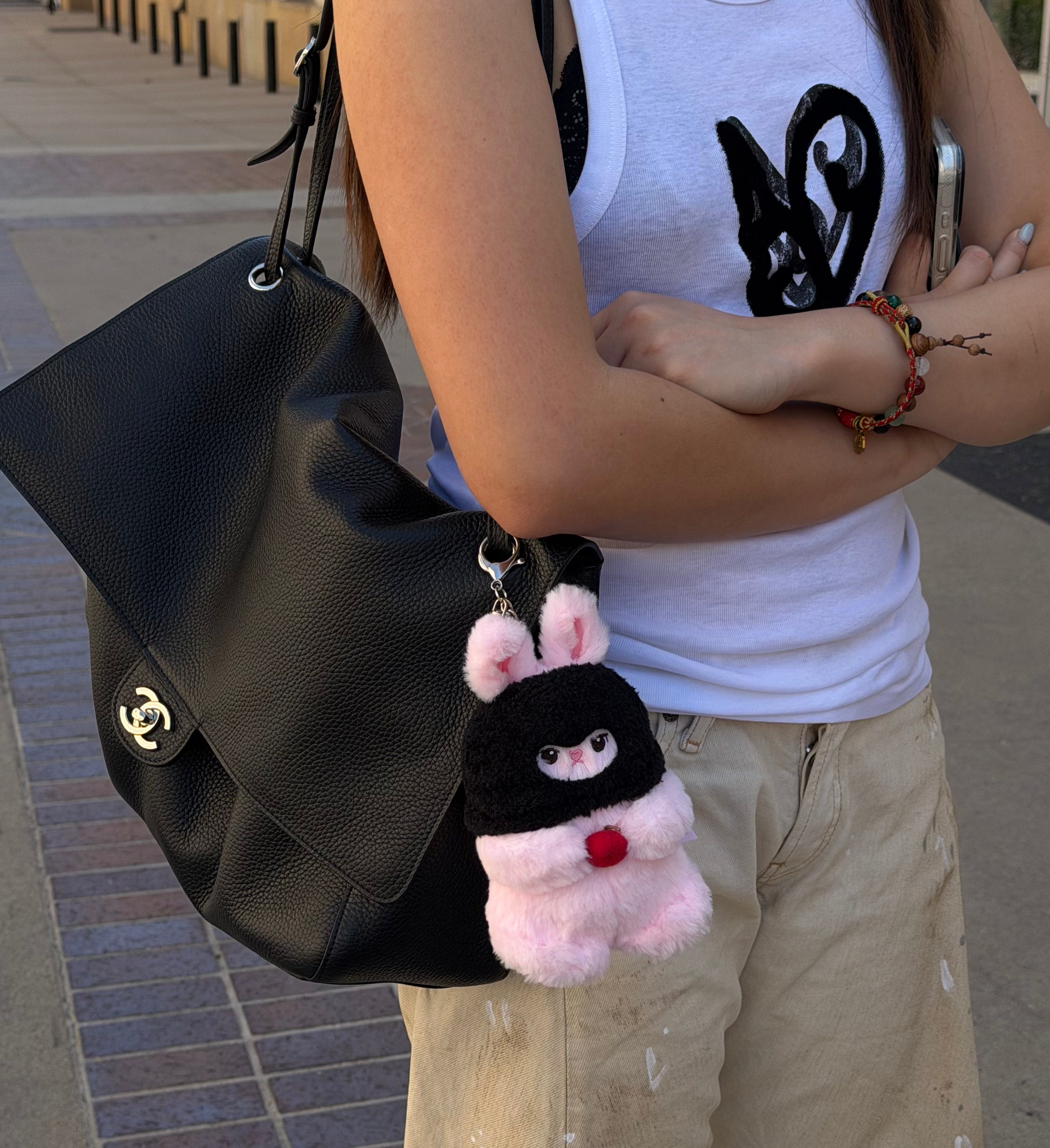 Mafia Bunny Plush Charm