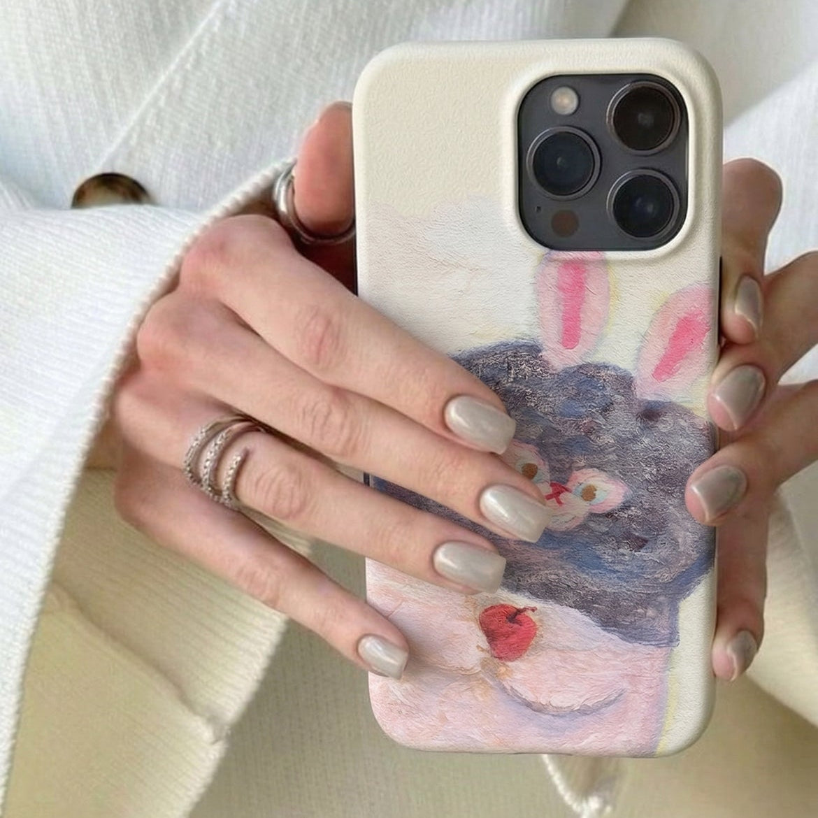 Hanhan Bunny iPhone Case