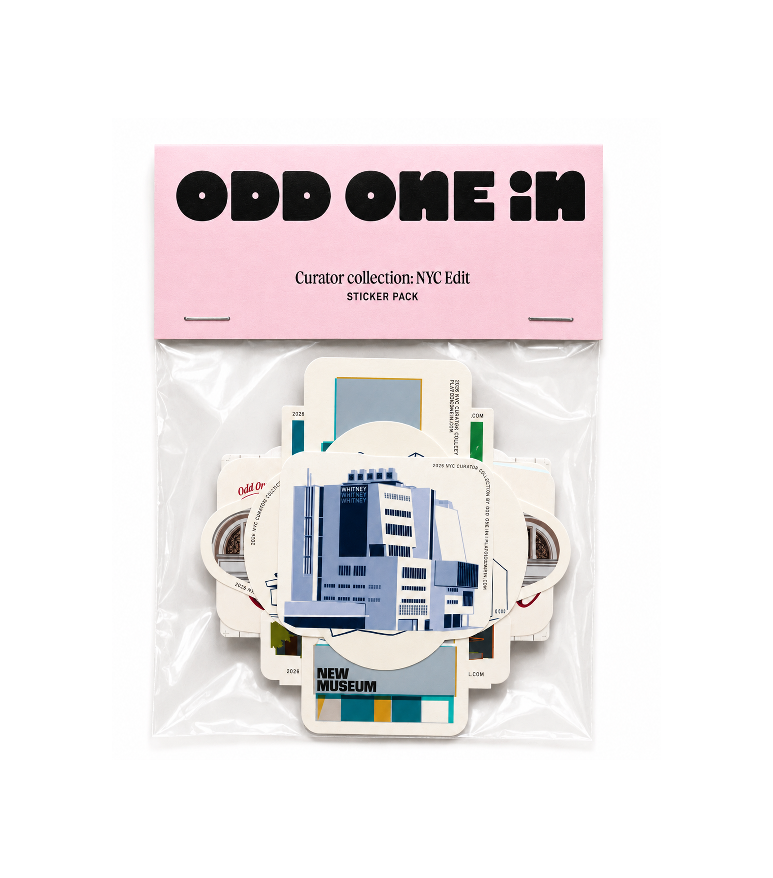 "Curator" Collection Sticker Pack: NYC Edit