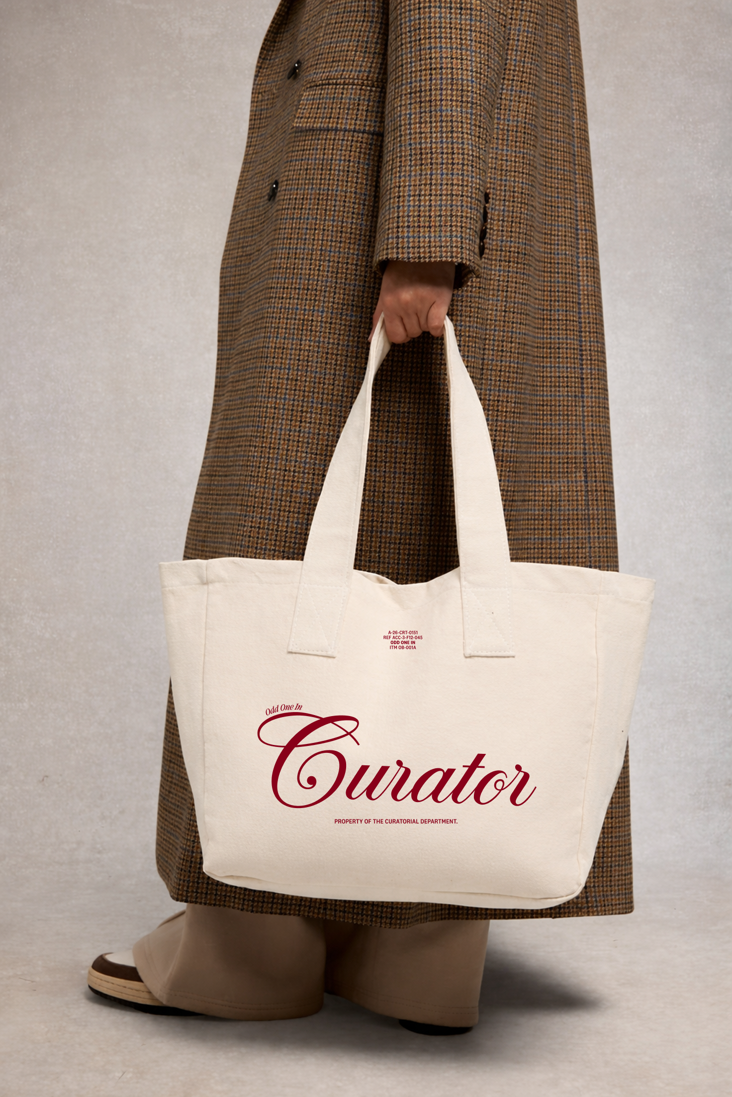 "Curator" Cotton Canvas Tote